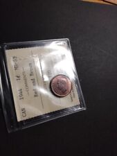 Canada  1944 One cent Coin MS 63   ICCS  GRADED  red &brown