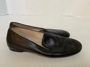 Stuart Weitzman Halbschuhe flache Damenschuhe Büro Leder Arbeit schwarz Größe 7M - Bild 1 von 8