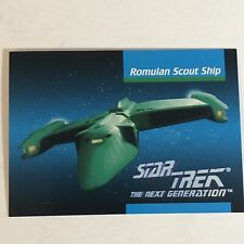 Star Trek Fifth Season Commemorative Trading Card #232 Romulan Scout Ship