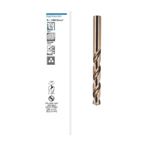 KRINO 01120 PUNTA PUNTE ELICOIDALI RETTIFICATE HSS-CO 8% SERIE CORTA PER INOX - Foto 1 di 60