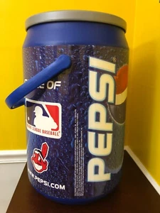 2001 Kooler Kraft MLB Cleveland Indians (Guardians) Pepsi Dose 5 Gallonen Kühler - Bild 1 von 9
