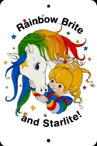 Rainbow Brite - 80s Classic, 8x12 Home Decor Metal Aluminum, USA - Picture 1 of 1