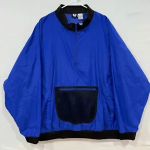 VIntage Pro Spirit Windbreaker Pullover Men’s XXL Blue Black Made in Korea VTG - Picture 1 of 5