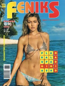 FENIKS #590 2017 CROATIAN CROSSWORDS MAGAZINE cover GIGI HADID - Picture 1 of 1
