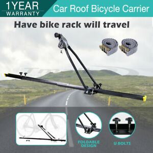 Roof Bike Carrier Rack Stand Bicycle Frame Holder Travel Car Truck Light Weight