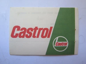CASTROL PETROL OIL TRANSFER STICKER in UNUSED CONDITION 1960s - Picture 1 of 2