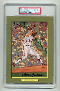 SUPERB STEVE CARLTON GEM MINT 10 PSA/DNA SIGNED  PEREZ STEELE GREAT MOMENTS CARD - Picture 1 of 1