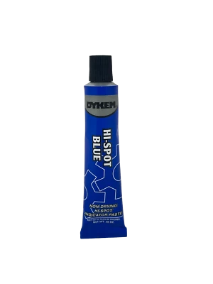 Dykem Hi-Spot Blue Non-Drying Indicator Paste 0.55 Oz 83307 Layout Fluid - Image 1 of 3
