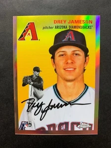 Drey Jameson 2023 Topps Chrome Platinum Anniversary Rose Gold Refractor /75 RC - Picture 1 of 2