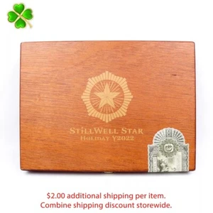 StillWell Star Toro Holiday Y2022 leere Holz Zigarrenkiste 11,5" x 8,5" x 1,5" - Bild 1 von 12