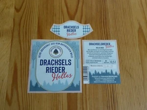1 Bieretikett "Drachselsrieder Helles" Schlossbräu Drachselsried Niederbayern - Bild 1 von 1