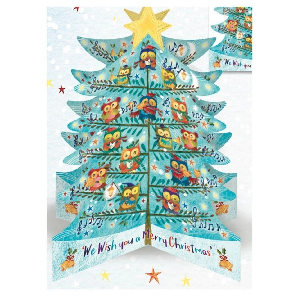 Traditional Owl Tree 3 D Caltime Advent Calendar 315mm x 410mm x 315mm - Image 1 of 1