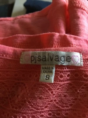 Camiseta sin mangas PJ Salvage talla S rosada Foto 1 de 4