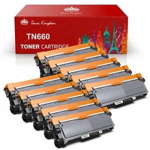 10PK Compatible for Brother TN660 TN630 Toner MFC-L2685DW HL-L2300D HL-L2380DW - Picture 1 of 5
