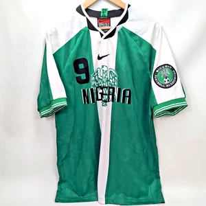 Nike Premier Nigeria Retro Jersey 2XL – #9 Osimhen Embroidered Patch – Rare Gem - Picture 1 of 11