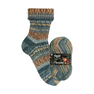 Opal ::6-Ply Sock Yarn Passion Collection #11372: sock yarn Brown-Steel - Picture 1 of 3