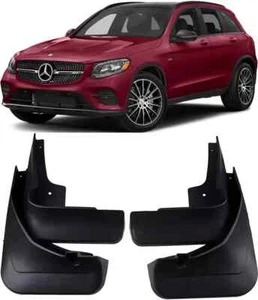 Genuine Set Mud Flaps Splash Guards FOR 2017-2019 Mercedes Benz GLC AMG GLC43 63 - Picture 1 of 9