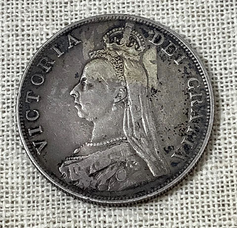 1887 Queen Victoria Double Florian Silver British Coin Cover