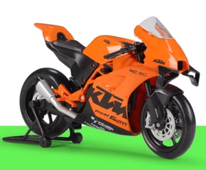 WELLY 1:12 Orange KTM RC 8C Sports Racing Model Diecast Metal Motorcycle Bike - Picture 1 of 9