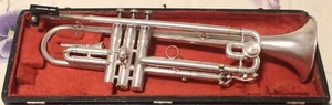 1924 Conn 22b New Symphony Bb/A Trumpet - Silver Plated w/ Gold Wash Bell - Picture 1 of 19