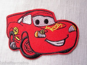 ÉCUSSON APPLIQUE PATCH thermocollant ** 9 x 6,5 cm ** VOITURE SPORT CARS Rouge - Picture 1 of 1