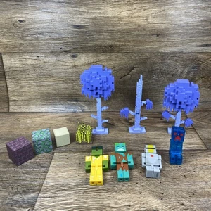 Terraria Korruption Biom Baum Ersatz und Minecraft Figuren Würfel Teile - Bild 1 von 12