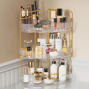 Organizador esquina bano 3 niveles acrilico transparent maquillaje parfum - Bild 1 von 12