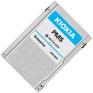 KIOXIA PM5 400 GB 2,5" 6,35 cm 12G SAS SSD P/N: KPM51VUG400G KEIN SATA - Afbeelding 1 van 3