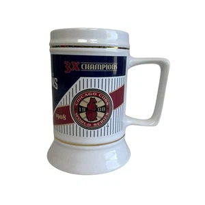 MLB Chicago Cubs 1908 World Series Gedenk Bier Stein Becher 28 Oz Neu mit Etikett - Bild 1 von 9