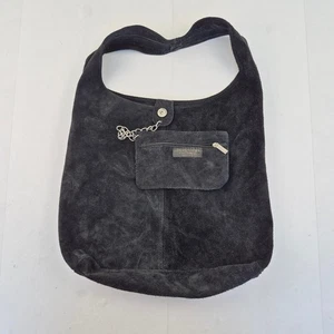 Bolso BORSE IN FELLE Negro Para Mujer Gamuza Suave Estilo Hecho en Italia Cuero - Imagen 1 de 4