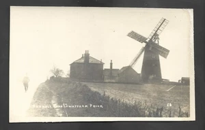 1920 WINDMILL SWAFFHAM PRIOR BURWELL ROAD REAL PHOTO POSTCARD NEAR NEWMARKET - Picture 1 of 2