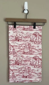 Mary Engelbreit Just Between Friends Fabric Red White Yard Quilting Treasures - Picture 1 of 3