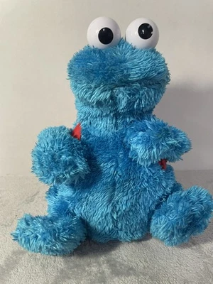 Sesame Street Count 'n Crunch Cookie Monster Talking Backpack Works & no cookies - Image 1 of 4