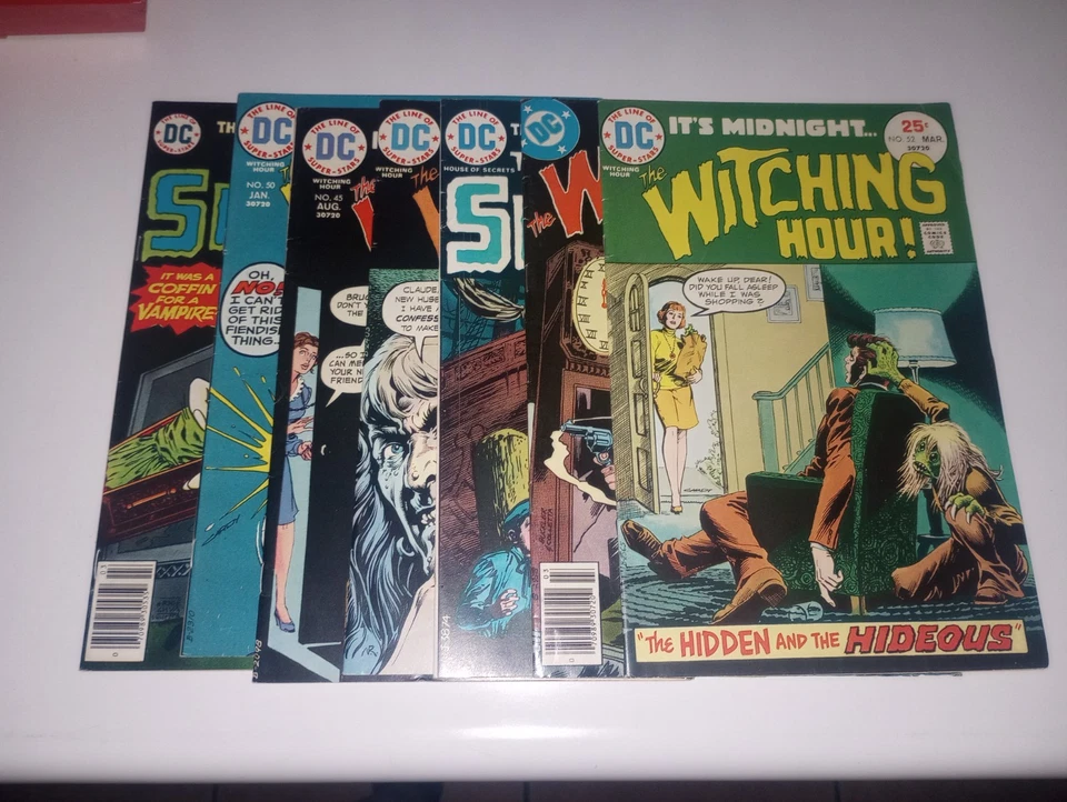 IT'S MIDNIGHT... THE WITCHING HOUR House of Secrets DC Comics Lot Of 7 - Image 1 of 4