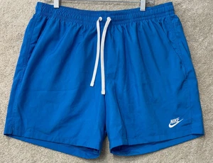 Nike Essentials Woven Flow Shorts Herren Gr. XL Blau Standard Fit Mid Thigh - Bild 1 von 11