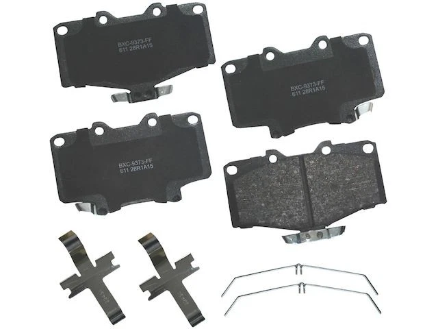 前刹车片套装适用于 92 - 98 丰田 4Runner T100 2.7L 4 Cyl 3.4L V6 SR5 XK88J6 — 第 1/1 张图片