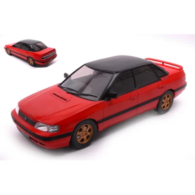 SUBARU LEGACY RS 1991 RED 1:18 Ixo Model Auto Stradali Modellino Nuovo - Immagine 1 di 4