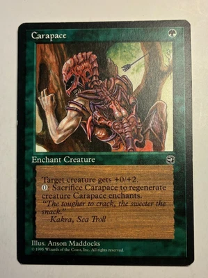 MTG Homelands Carapace 84A LP Common - Image 1 of 2