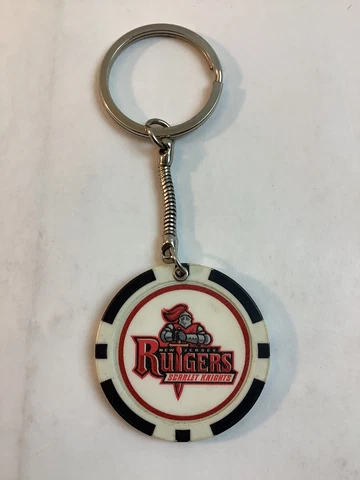 Rutgers Scarlet Knights New Jersey Poker Chip Key Chain Cover
