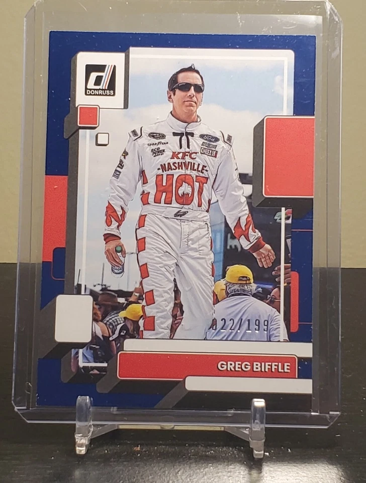 2023 Donruss Racing - GREG BIFFLE - Blue /199 - SP #102 - Image 1 of 2