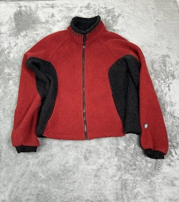 Chaqueta Pullover Kuhl Alf Cremallera Completa Polar Para Mujer Talla Mediana Roja Foto 1 de 4