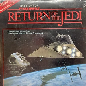 The Story of Star Wars Return of the Jedi 33 Rpm Souvenir Photo Book & Record - Picture 1 of 3