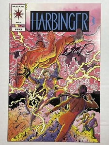Harbinger #0 (Valiant Comics) PINK Mail-Away Variant Signed by BOB LAYTON Scarce - Picture 1 of 7