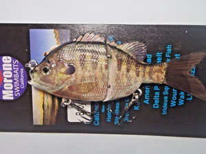 Morone swimbaits two Baby Blue Gill Striper swimbait fishing Glide Bait bass - Picture 1 of 5