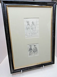 BEAU DESSIN Original Attribué à DRANER 1890 "AMER PICON" CHARIVARI SOUS CADRE - Picture 1 of 4