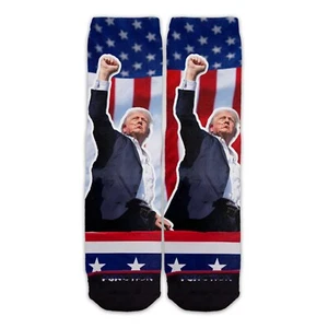 Can't Stop Trump First Pump Adulto Crew Calcetín Unisex Donald Shot President - Imagen 1 de 4