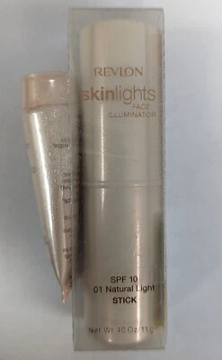 REVLON SKINLIGHTS FACE ILLUMINATOR STICK 01 NAT. LIGHT 0.4OZ W/ 03 PEACH LOTION - Image 1 of 2