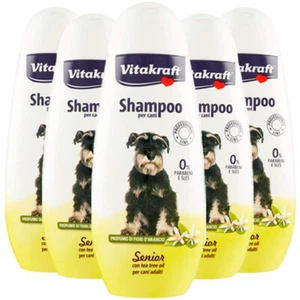 Vitakraft Pet Shampoo per cani senior con tea tree oil 6 flaconi da 250 ML - Foto 1 di 5