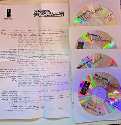 RADIO SHOW 4/14/01 DICK CLARK'S RR&R B.J. THOMAS TRIBUTE, 4 INTERVIEWS/8 HITS - Image 1 of 4