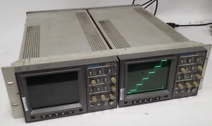 TEKTRONIX 1730 WAVEFORM MONITOR LOT OF 2 WITH 19'' RACK MOUNT - Picture 1 of 11